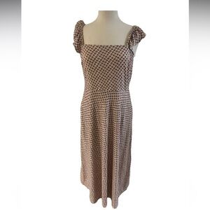 Boden Summer floral dress with spaghetti straps-size 10. NWT